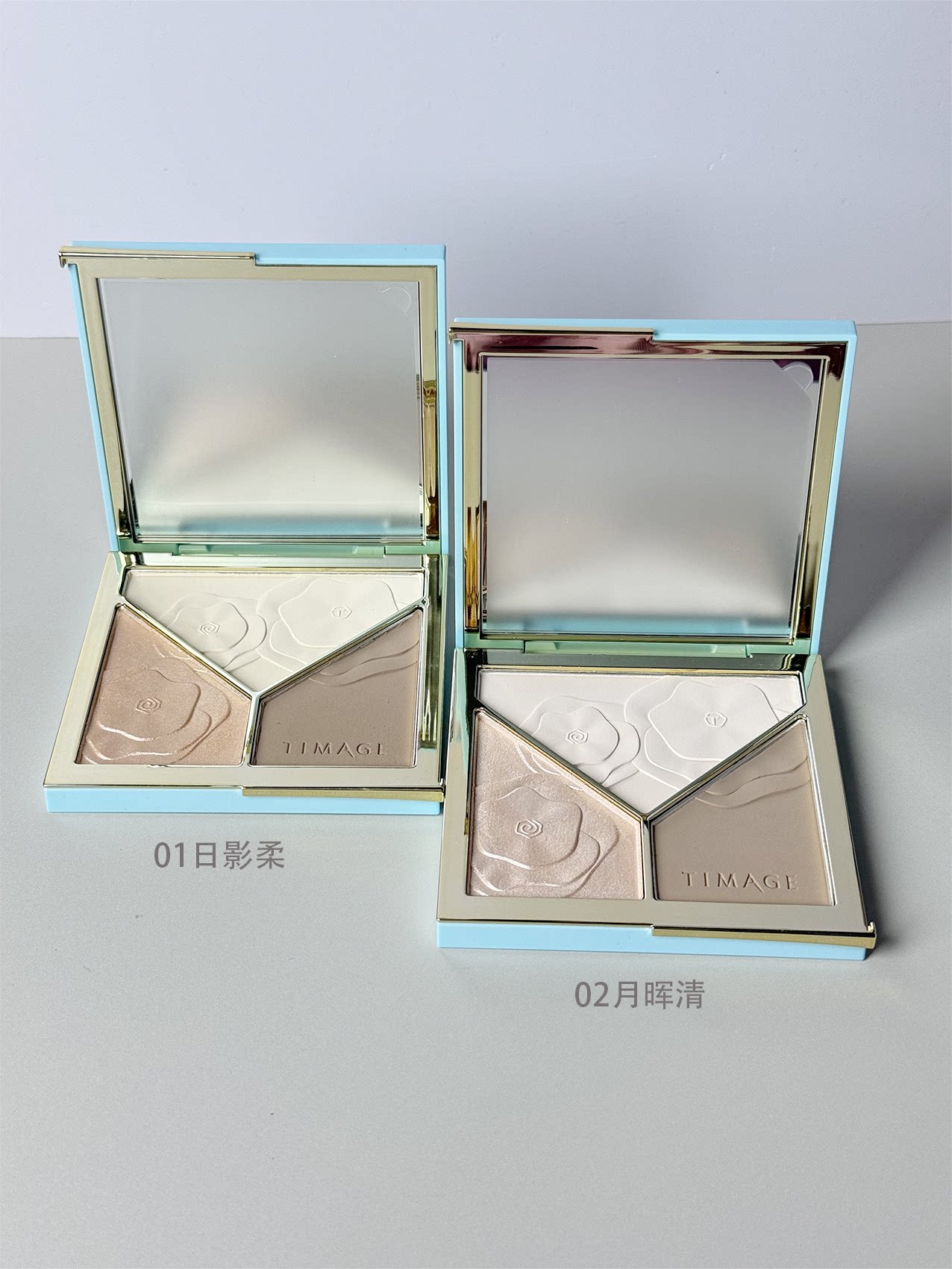 2.0 Caitang TIMAGE Master High Gloss Repair Palette Три цвета Tang Yi Три цвета в одном Матовое осветление