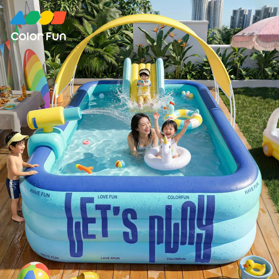 
Children's inflatable swimming pool, foldable swimming bucket, thickened bathing pool, outdoor baby play pool, enlarged bathing pool