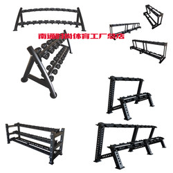 Repforce Heavy-Duty Commercial and Home Use Double-Layer and Four-Layer Dumbbell Rack (5, 6, 10, 12 Pairs)