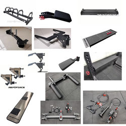 Repforce Squat Rack Attachments Self-Returning Long Jump Board Parallel Bar Pedal Storage Rack High Pull-Down Seat Cushion