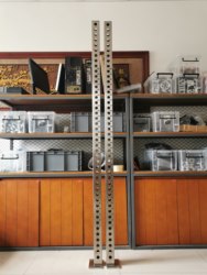 Rep Force 304 Stainless Steel Column, Long and Short Crossbars, Multi-Functional Combination Accessories (75*75*3mm)