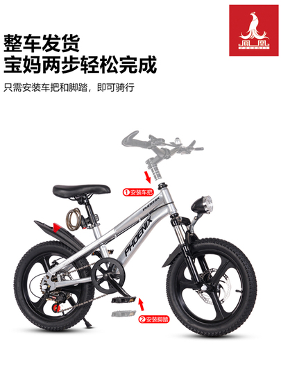 Phoenix 子供用自転車 - 20インチ ディスクブレーキ マウンテン