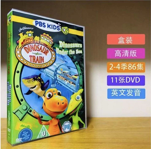 Dinosaur Train恐龙列车DVD动画片碟英语光盘2-3季-Taobao