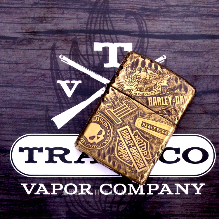 Zippo Harley Davidson Pure Copper Lighter - Limited Edition