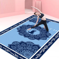 Yoga Mat, Fitness Mat, Home Shock-Absorbing, Non-Slip, Silent Mat, Professional Fitness Yoga Thickened Soundproof and Shock-Absorbing Home Mat
