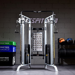 Dual-Pull Smith Machine Comprehensive Trainer, Multi-Functional Trainer, Small Bird Trainer, Weightlifting Machine, Bench Press, Squat Rack