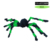 120cm black and green spider 