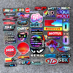 Motorcycle, Electric Vehicle, Car Sponsor, Waterproof Modified Helmet Stickers, Body Decals, Personalized Creative Scratch Stickers