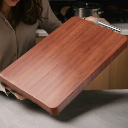 Ebony Cutting Board, Antibacterial and Mildew-Resistant, Household Food-Grade Solid Wood Chopping Board, Kitchen-Specific Double-Sided Cutting Board