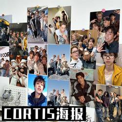Cortis Male Group Poster Wallpaper Martin Jin, Trainer Yan Chengxuan, an Qianhao, Zhao Yufan Merchandise Background Wall Stickers