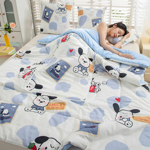 
Class A pure cotton pillow quilt dual-purpose thickened milk velvet cartoon car cushion sofa office nap foldable