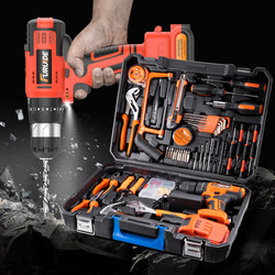 Screwdriver Tool Multifunctional Household Electric Screwdriver Rechargeable Tool Set Brushless Electric Drill Set