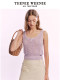 TeenieWeenie Bear Knitted T-shirt 2025 Summer New Women's Elegant Sweater Sweater Strap