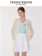 TeenieWeenie Bear Women's Skirt 2025 Summer New Elegant Solid Color White Skirt