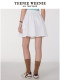 TeenieWeenie Bear Women's Skirt 2025 Summer New Elegant Solid Color White Skirt