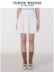TeenieWeenie Bear Women's Skirt 2025 Summer New Elegant Solid Color White Skirt