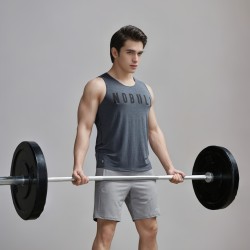 Myflation Nobull Men's Sports Vest Cf Training Short-Sleeved Fitness Running Elastic Breathable Sweatshirt Summer