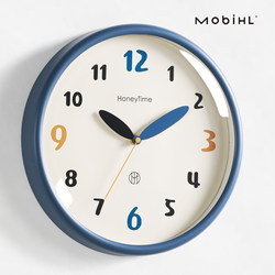 Modern Minimalist Wall Clock, Creative Silent Home Living Room Clock, No-Drill Installation, 2025 New Model, High-End Wall-Mounted Clock