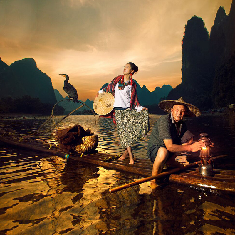 8人团桂林旅游6天5晚漓江游船阳朔遇龙河竹筏龙脊梯田纯玩六日游