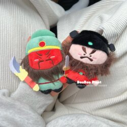 Guanyuan Officially Licensed Guan Yu Doll Toy, Guan Er Ye Car Pendant, High-End Creative Car Hanging Ornament for Safety Protection