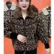 
Young mother's new autumn and winter mink velvet leopard print coat 40 and 50 year old middle-aged women's fashionable knitted cardigan
