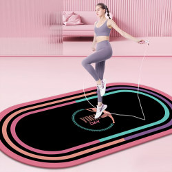 Jumping Rope Mat, Shock-Absorbing Mat, Silent Yoga Fitness Dance Thickened Floor Mat, Soundproof Blanket, Home Indoor Non-Slip Mat