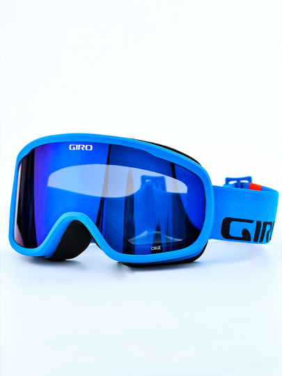 Giro Cruz Asian Fit Ski Goggles - Unisex, OTG Friendly, Anti-Fog, Amber Scarlet Lens (39% VLT)