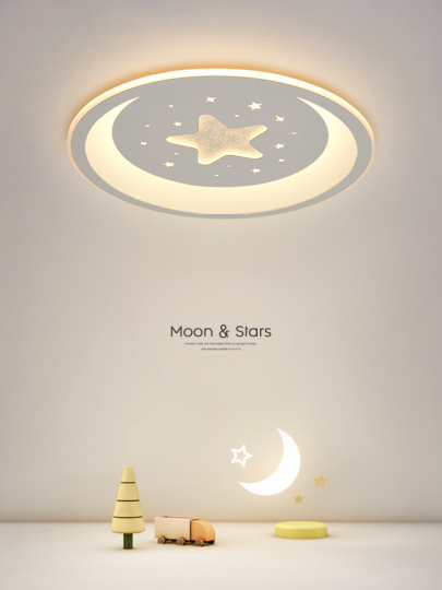 Zangyue スタームーン LED シーリングライト - 超薄型アクリル製 子供