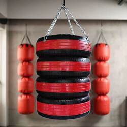 Boxing Punching Bag Hanging Type for Home Use Adult Training Taekwondo Sanda Sandbag Professional Fitness Equipment Tire Fighting