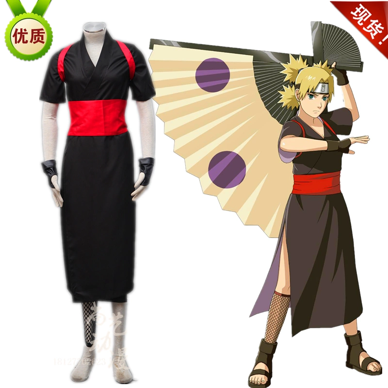 Naruto Gió Nước Temari cos trang phục cổ Nhật Bản kimono sân khấu sân khấu trang phục cosplay quần áo nữ