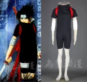 Sasuke cos quần áo thanh niên quần áo Naruto-Uchiha Sasuke-Chunin thi quần áo cosplay quần áo nam