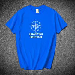 Swedish Karolinska Institute T-Shirt Karolinska Institute Short-Sleeved Souvenir International Student Uniform