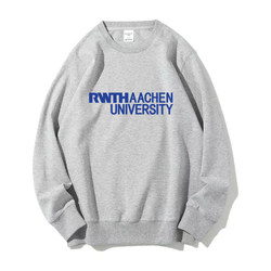 Rwth Aachen University in Aachen, Germany, Round-Neck Sweatshirt, Rwth Aachen Souvenir, Prestigious School Student Couple's Fleece Jacket