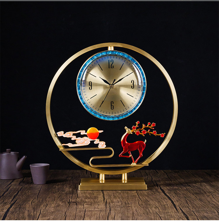 昭和レトロな「MEIKO（名巧舎）」の女神のネジ巻き「総体振置時計