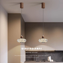 Qingyao Italian Minimalist Bedroom Bedside Adjustable Floating Pendant Light Creative and Unique Living Room Bar Pendant Light