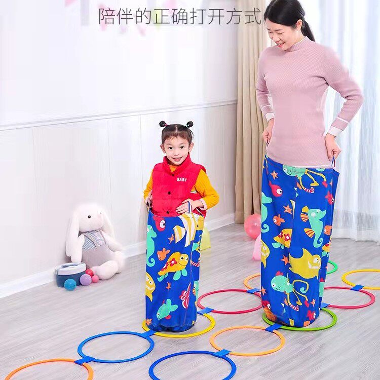 Set De 5 Anillos De Salto De Plástico – Juego Deportivo Al Aire Libre Para Niños, Semiblandos Y Seguros