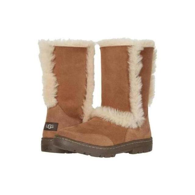 UGG women's fur-edged wear-resistant snow boots fur boots winter warm mid-tube boots Sundance authentic 5325O