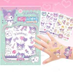 
Korean Kulomi children's nail stickers girl nail art tablet tattoo stickers cartoon stickers drawing baby girl toys