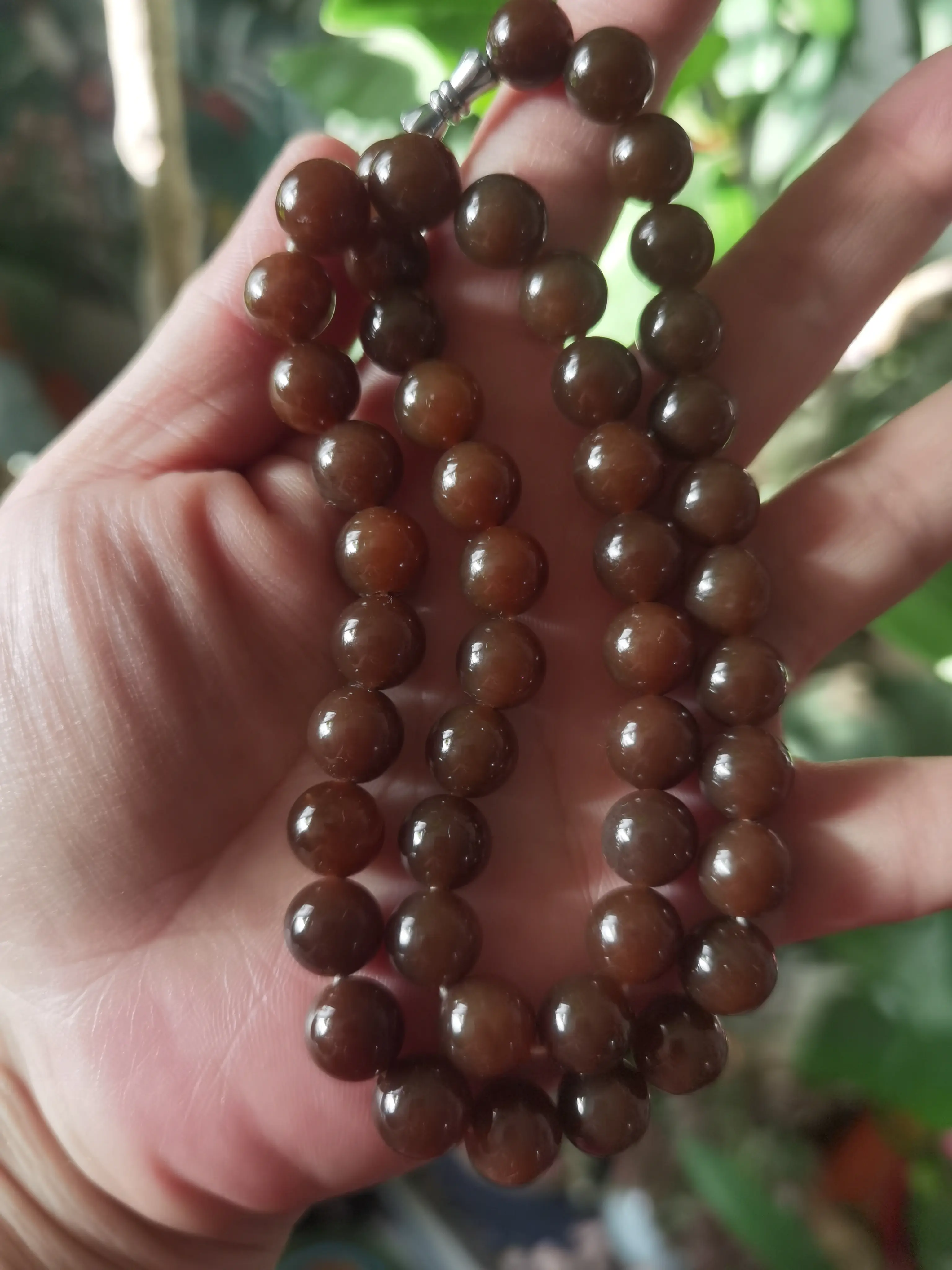 和田玉黑白分明青花籽料水墨风格手镯！