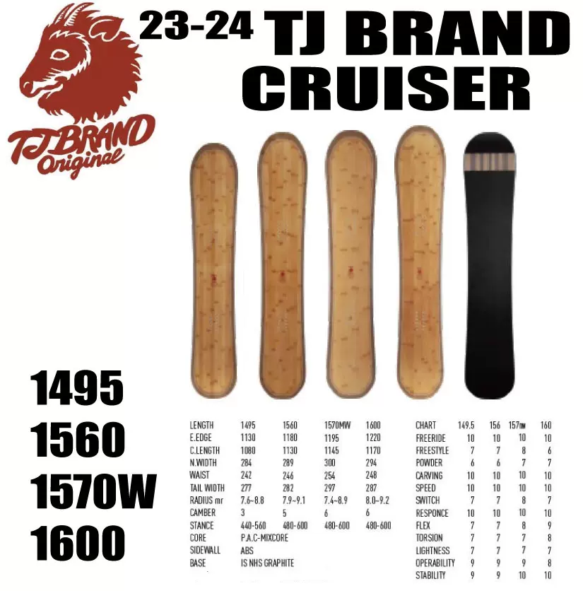 TJ BRAND CRUISER 滑雪板-Taobao