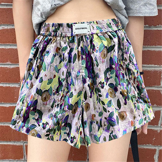 
Clearance and pick up the bargain counter withdraws extra large size fat mm300*0.5kg hot pants for women fashion printed casual pants for women shorts for women