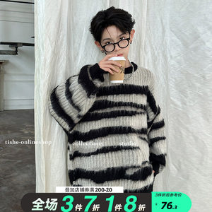 
Boys sweater autumn and winter thickened sweater 2026 winter clothing medium and large children's warm sweater tops trendy children's clothing