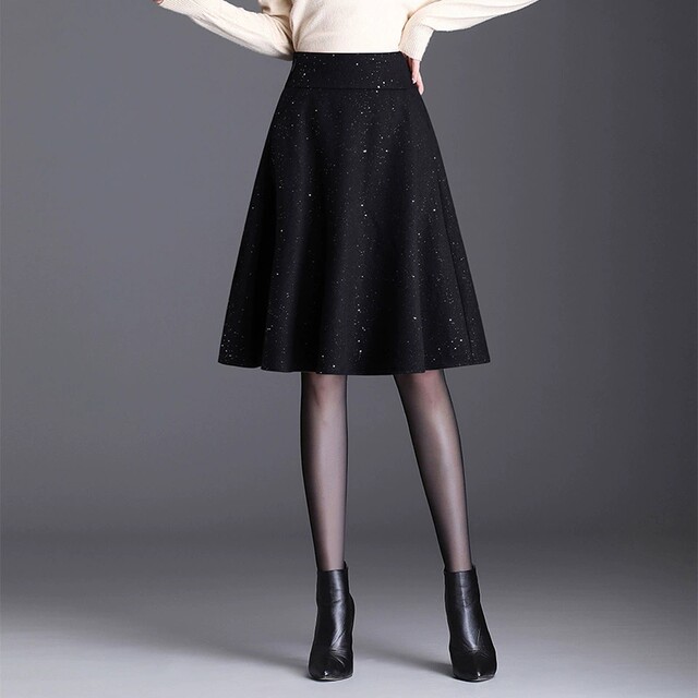 Mesh skirt gauze skirt women's summer 2025 slim drooping new black high-waist A-line midskirt large sway skirt
