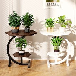 2025 New Model Balcony Flower Stand Living Room Floor-Standing Stainless Steel Wrought Iron Multi-Layer Storage Rack Flower Pot Holder Succulent