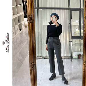 
MP retro original high-end private custom style British gentleman style pencil pants suit formal pants straight handsome thick leg savior