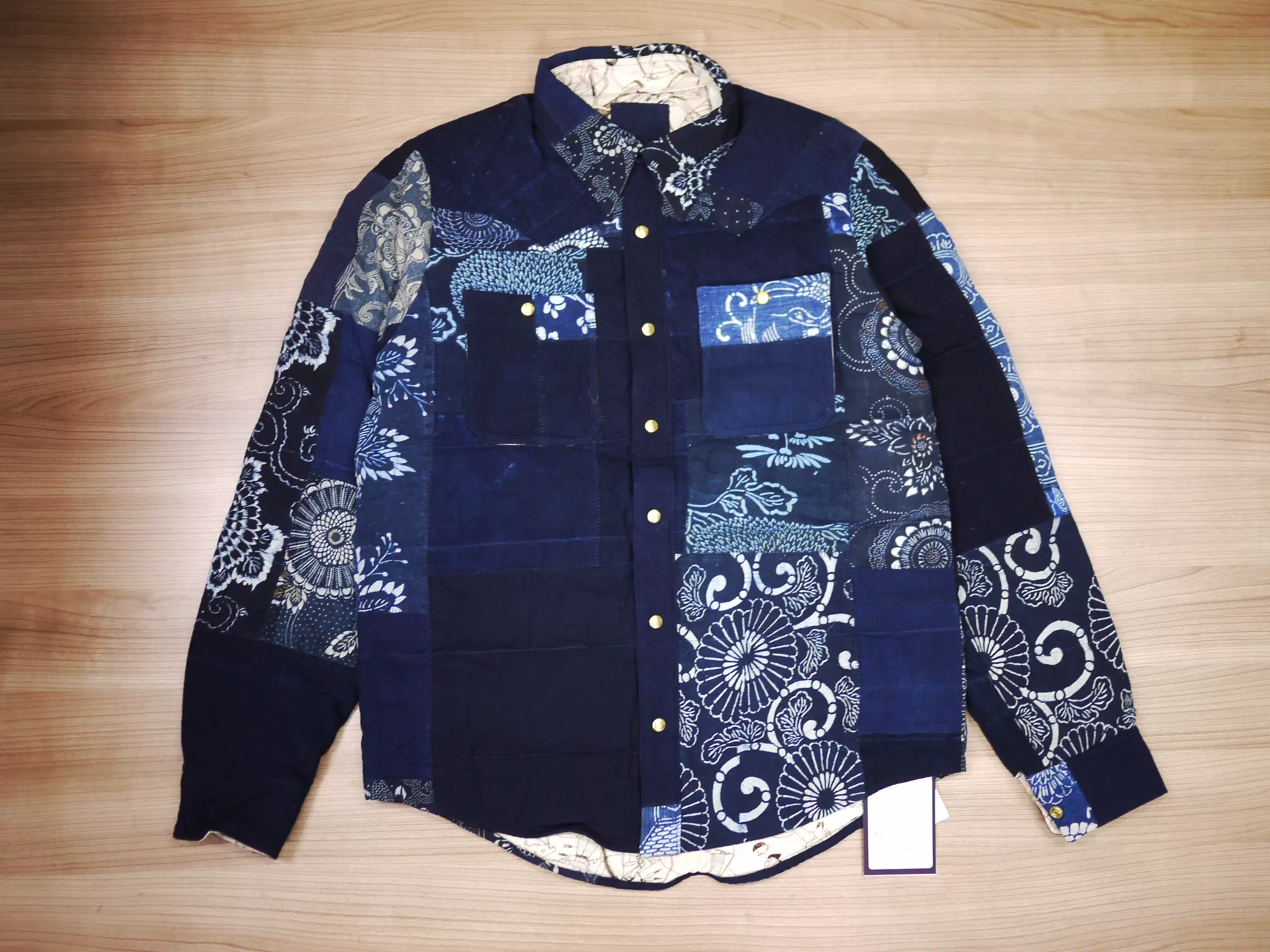 SOLD OUT】Visvim ICT KERCHIEF DOWN KOFU INDIGO PATTERN 2 *-Taobao