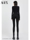 Black elastic belly-tightening high waist jeans for women in 2025 Spring and Autumn New Slim and Slim Slim and Tight Small Feet Pencil Pants