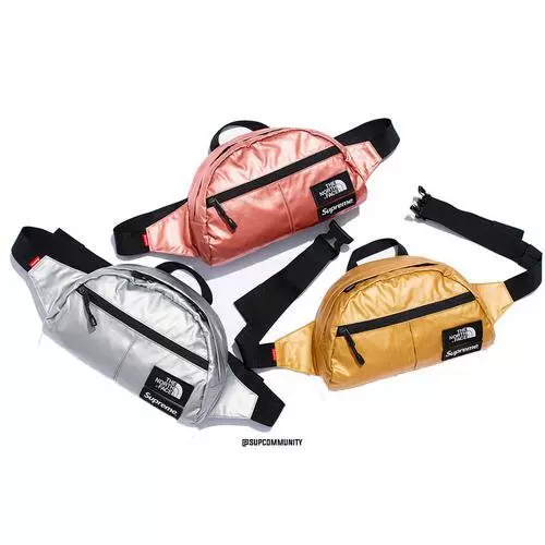 Supreme 18ss The North Face metallic roo ii lumbar pack 腰包-Taobao