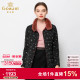 Giovanni Down Jacket Women's Mall New Slim Fit Warm Reversible Mid-Length Mink Fur Collar Korean Style Trendy