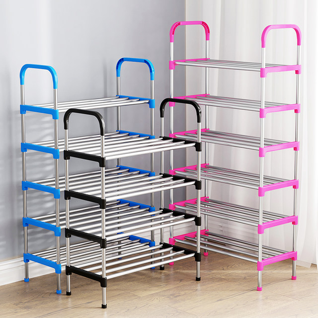 Shoe racks, home door, multi-story indoor simple dormitory dustproof shoe cabinets, small narrow rental house entrance doors, popular 2025
